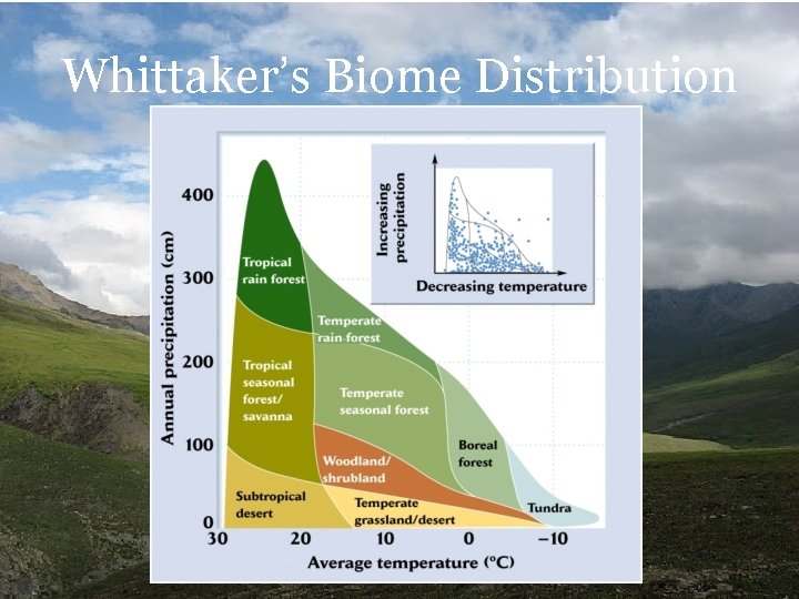 Whittaker’s Biome Distribution Whittaker’s Biome Distribution