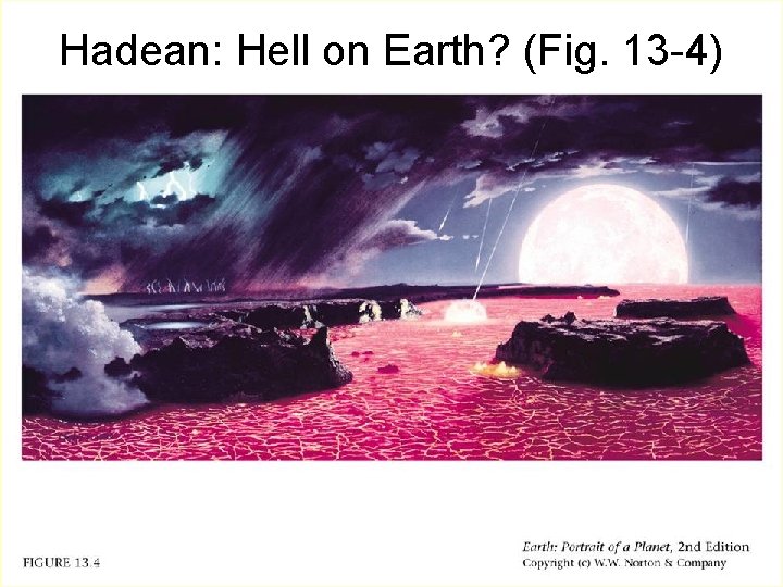 Hadean: Hell on Earth? (Fig. 13 -4) 