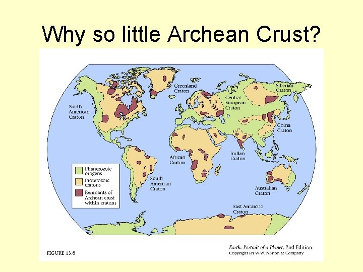 Why so little Archean Crust? 