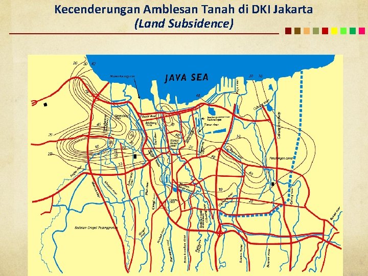 Kecenderungan Amblesan Tanah di DKI Jakarta (Land Subsidence) 