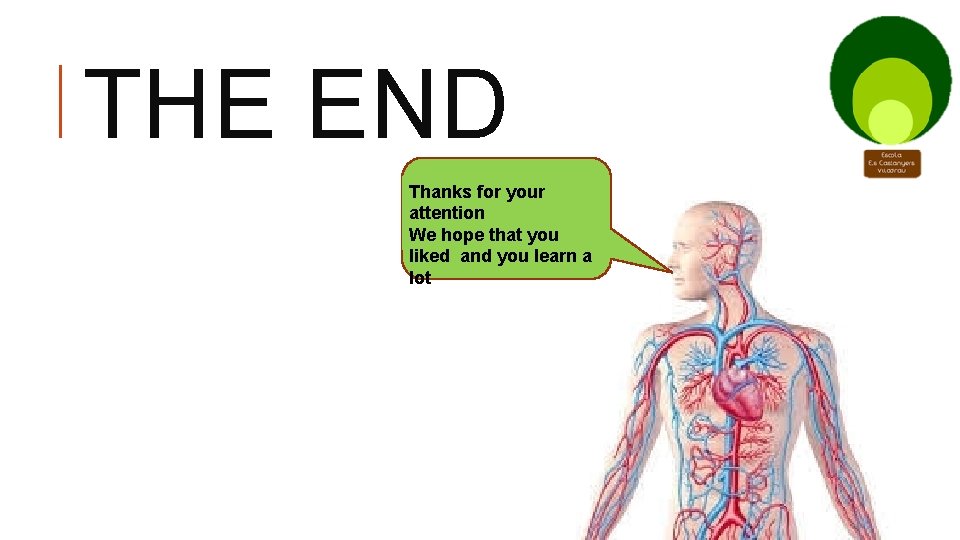 THE END Thanks for your attention We hope that you liked and you learn