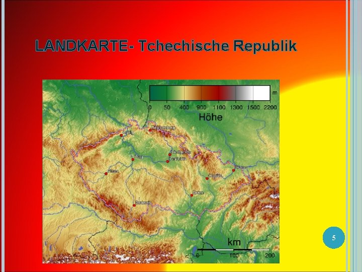 LANDKARTE- Tchechische Republik 5 