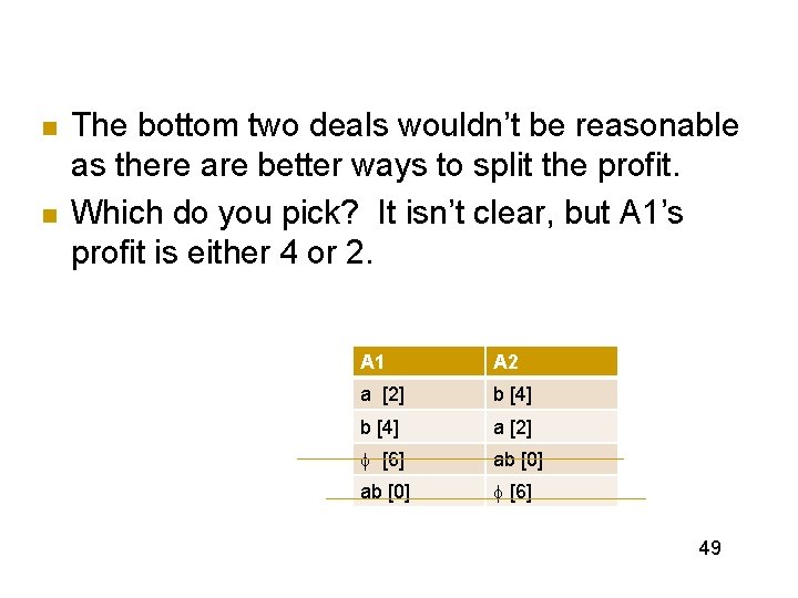 n n The bottom two deals wouldn’t be reasonable as there are better ways