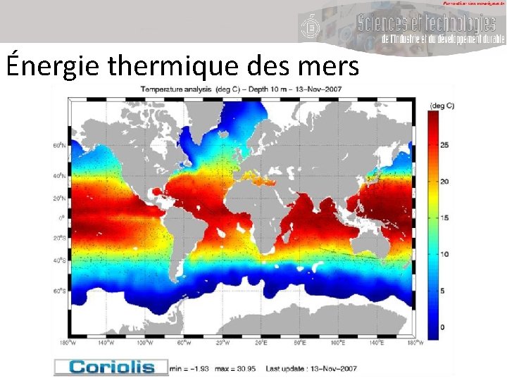 Énergie thermique des mers 