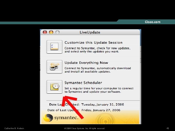 Catherine B. Nelson © 2006 Cisco Systems, Inc. All rights reserved. 43 