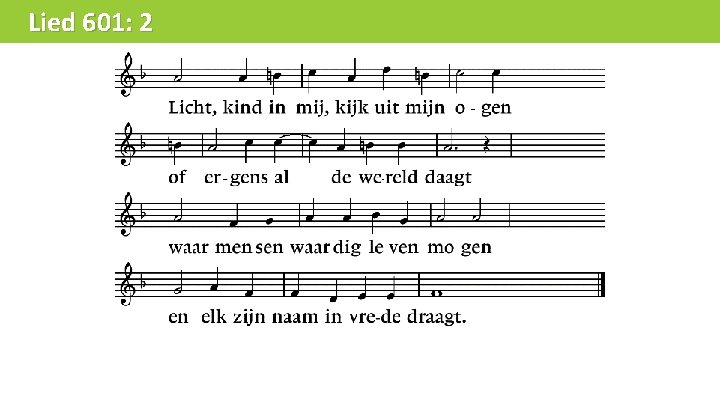 Lied 601: 2 