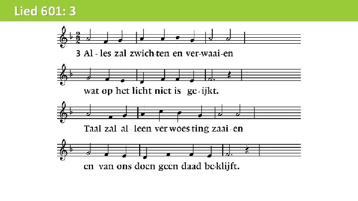 Lied 601: 3 
