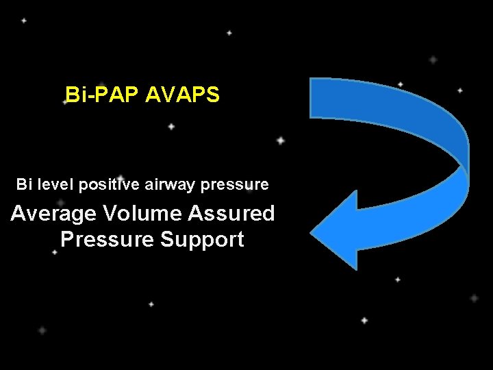 Bi-PAP AVAPS Bi level positive airway pressure Average Volume Assured Pressure Support 