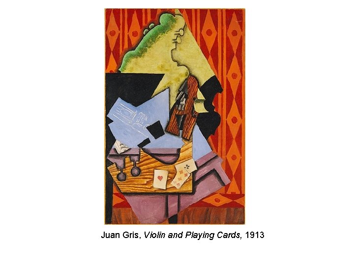 Juan Gris, Violin and Playing Cards, 1913 