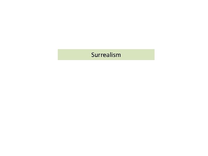Surrealism 