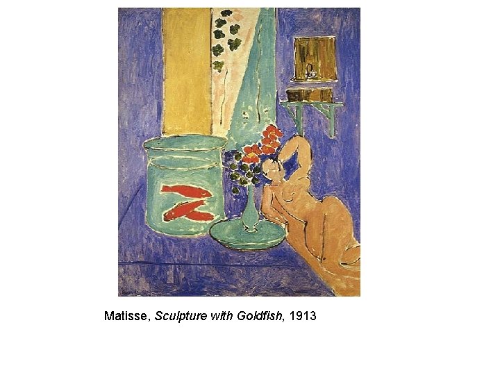 Matisse, Sculpture with Goldfish, 1913 