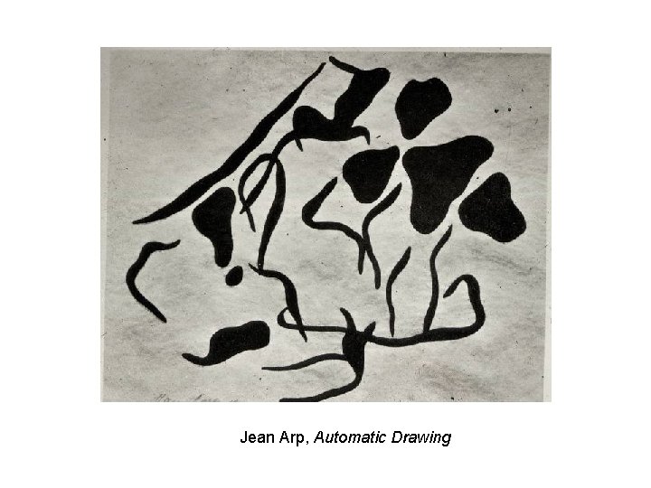 Jean Arp, Automatic Drawing 