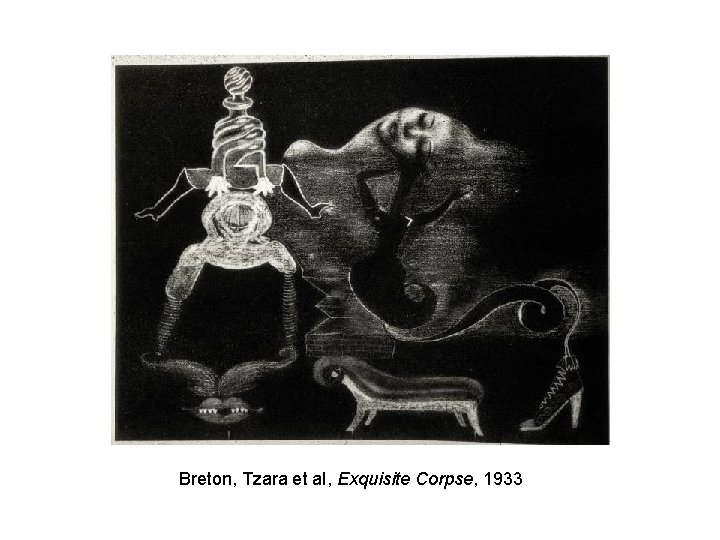 Breton, Tzara et al, Exquisite Corpse, 1933 