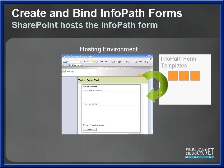 Create and Bind Info. Path Forms Share. Point hosts the Info. Path form Hosting Create and Bind Info. Path Forms Share. Point hosts the Info. Path form Hosting
