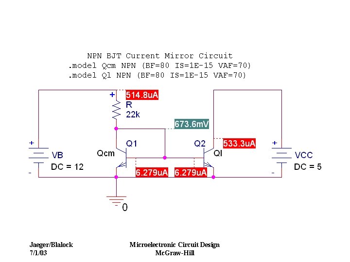 Jaeger/Blalock 7/1/03 Microelectronic Circuit Design Mc. Graw-Hill 