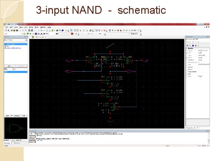 3 -input NAND - schematic 
