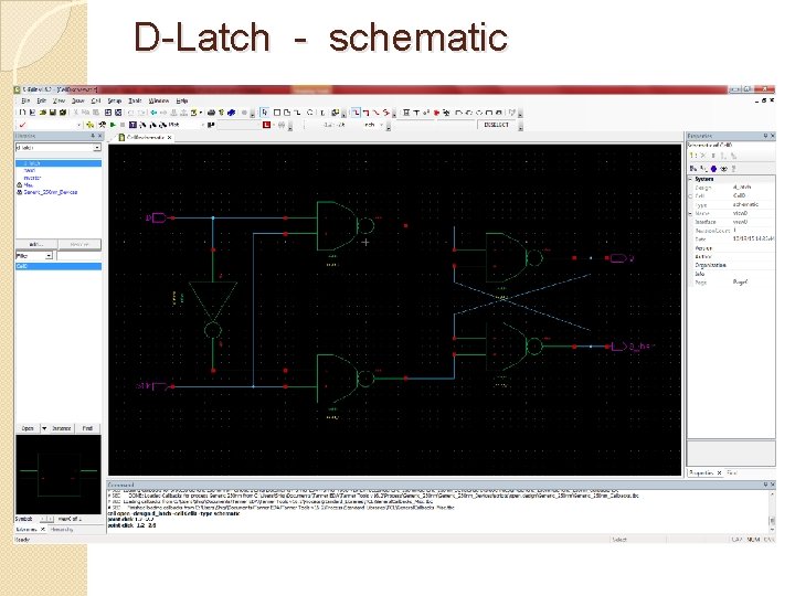 D-Latch - schematic 