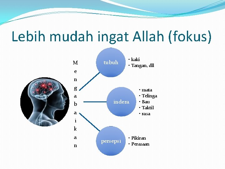 Lebih mudah ingat Allah (fokus) M e n g a b a i k