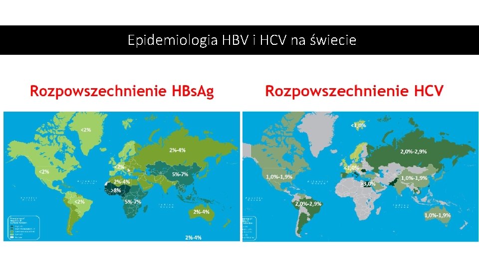 Epidemiologia HBV i HCV na świecie 