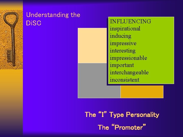 Understanding the Di. SC INFLUENCING inspirational inducing impressive interesting impressionable important interchangeable inconsistent The