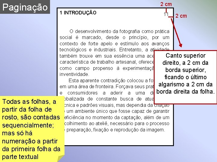 Paginação 2 cm 1 INTRODUÇÃO 11 2 cm O desenvolvimento da fotografia como prática