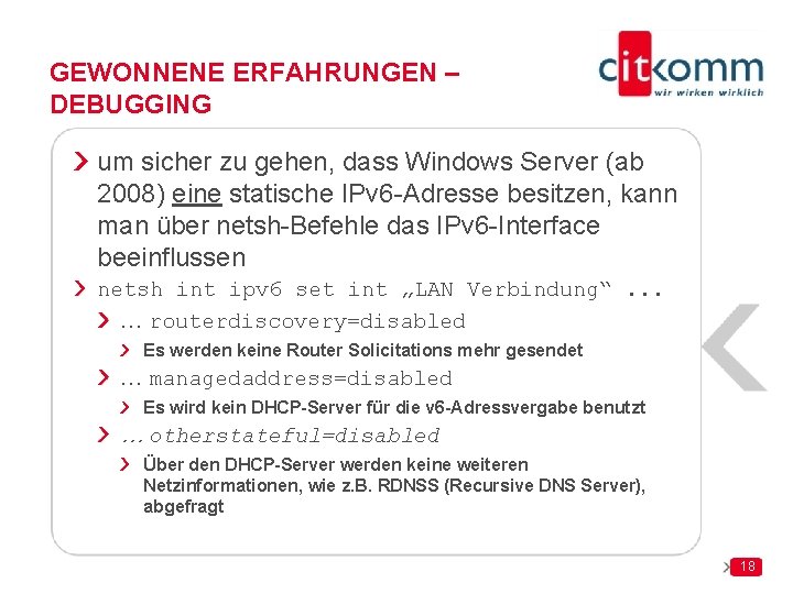 GEWONNENE ERFAHRUNGEN – DEBUGGING um sicher zu gehen, dass Windows Server (ab 2008) eine