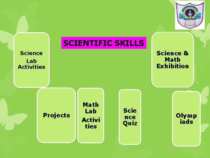 SCIENTIFIC SKILLS Science & Math Exhibition Science Lab Activities Projects Math Lab Activi ties