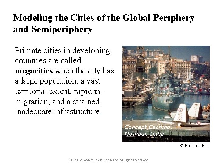 Modeling the Cities of the Global Periphery and Semiperiphery Primate cities in developing countries