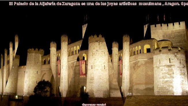 El Palacio de la Aljafería de Zaragoza es una de las joyas artísticas musulmana