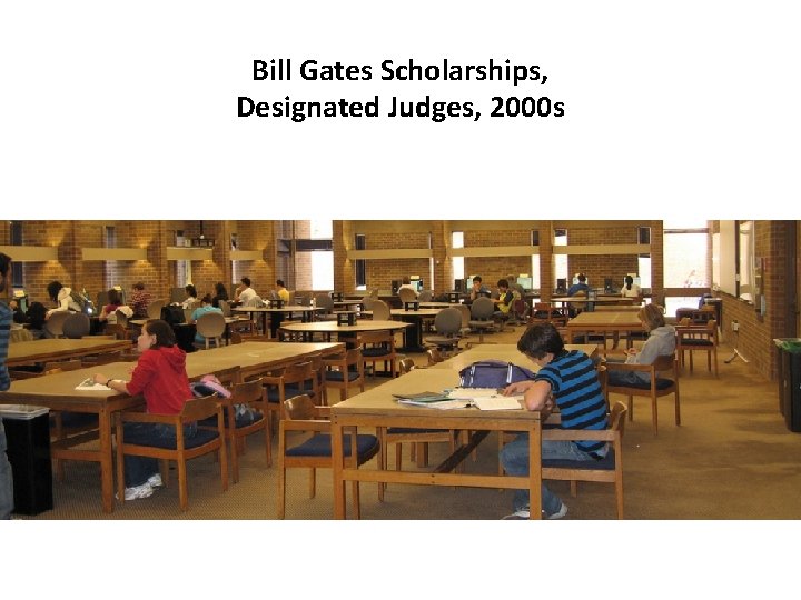 Bill Gates Scholarships, Designated Judges, 2000 s Bill Gates Scholarships, Designated Judges, 2000 s