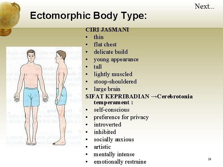 Ectomorphic Body Type: CIRI JASMANI • thin • flat chest • delicate build •