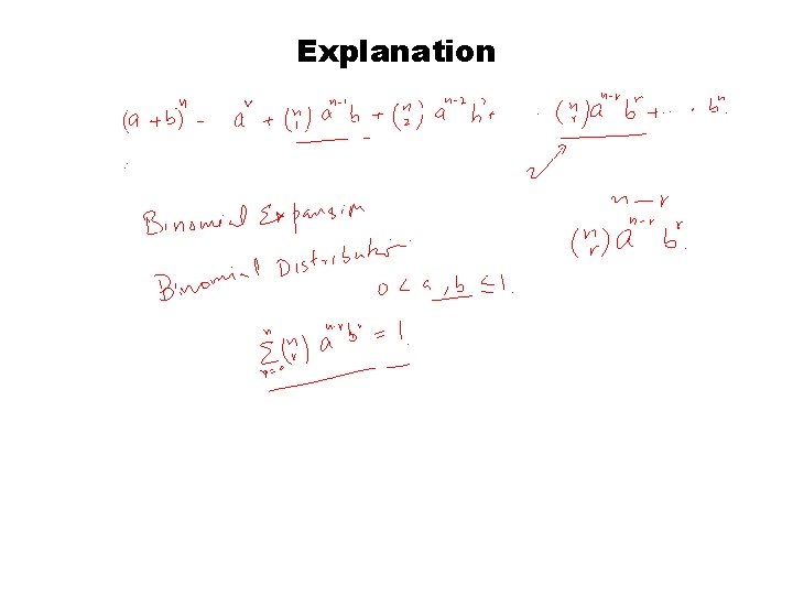 Explanation 