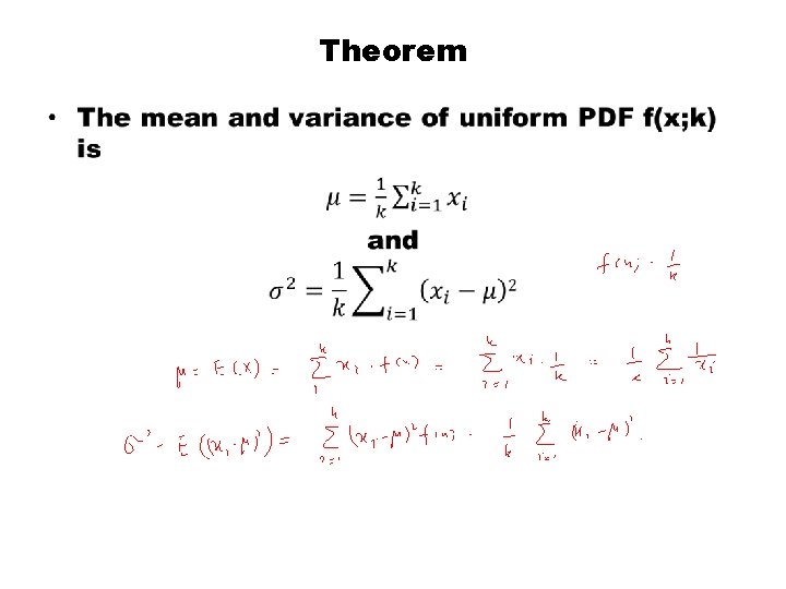 Theorem • 