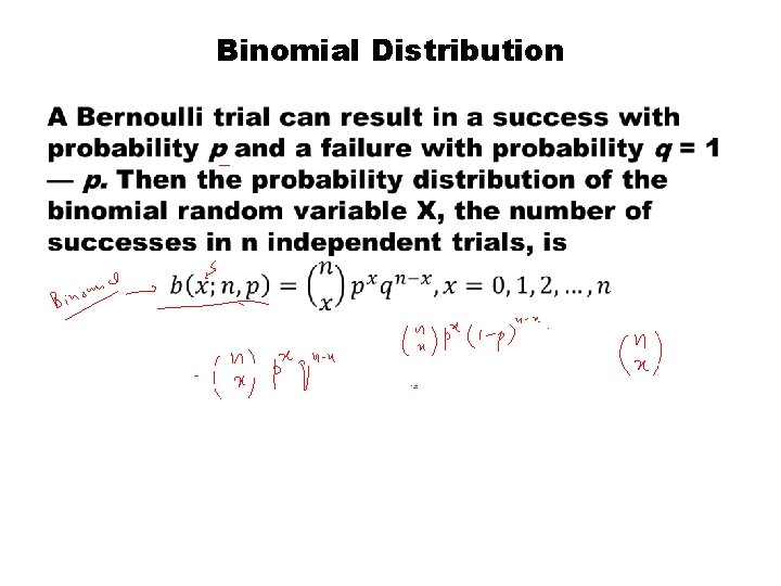 Binomial Distribution • 