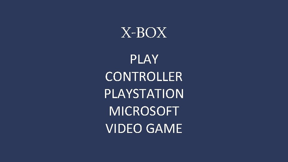 X-BOX PLAY CONTROLLER PLAYSTATION MICROSOFT VIDEO GAME 