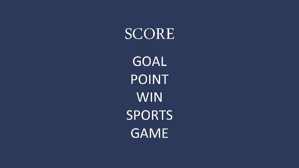 SCORE GOAL POINT WIN SPORTS GAME 