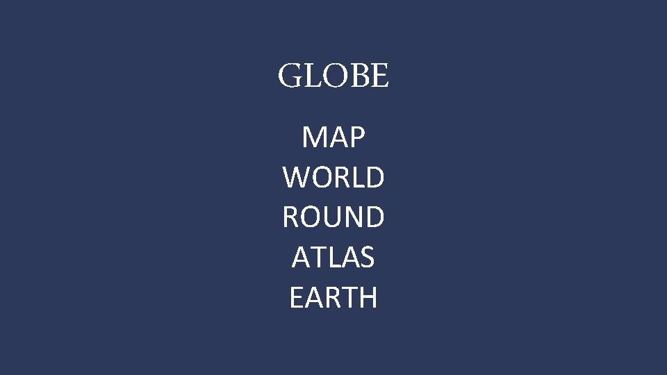 GLOBE MAP WORLD ROUND ATLAS EARTH 