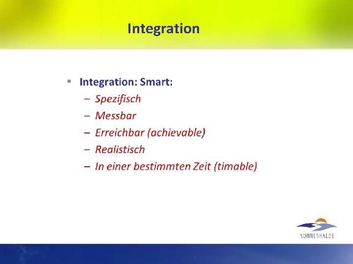 Integration 
