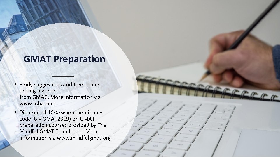 GMAT Preparation • Study suggestions and free online testing material from GMAC. More information