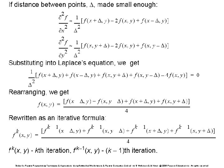 Slides for Parallel Programming Techniques & Applications Using Networked Workstations & Parallel Computers 2