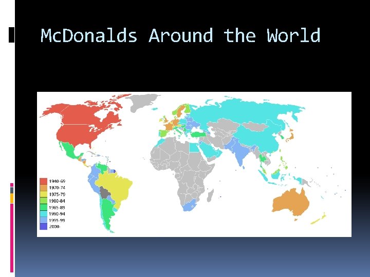 Mc. Donalds Around the World 