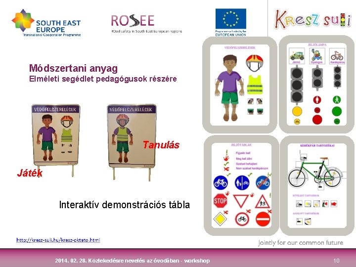 Módszertani anyag Elméleti segédlet pedagógusok részére Tanulás Játék Interaktív demonstrációs tábla 2014. 02. 28. Módszertani anyag Elméleti segédlet pedagógusok részére Tanulás Játék Interaktív demonstrációs tábla 2014. 02. 28.