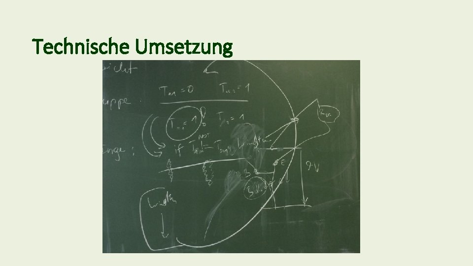 Technische Umsetzung 