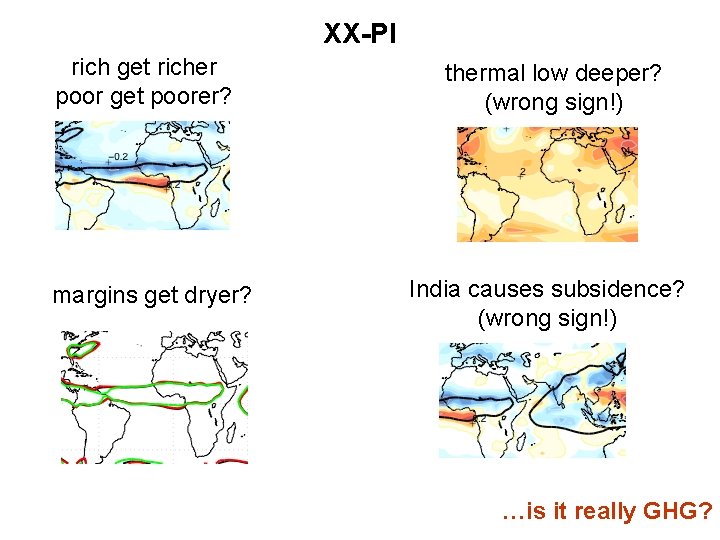XX-PI rich get richer poor get poorer? margins get dryer? thermal low deeper? (wrong