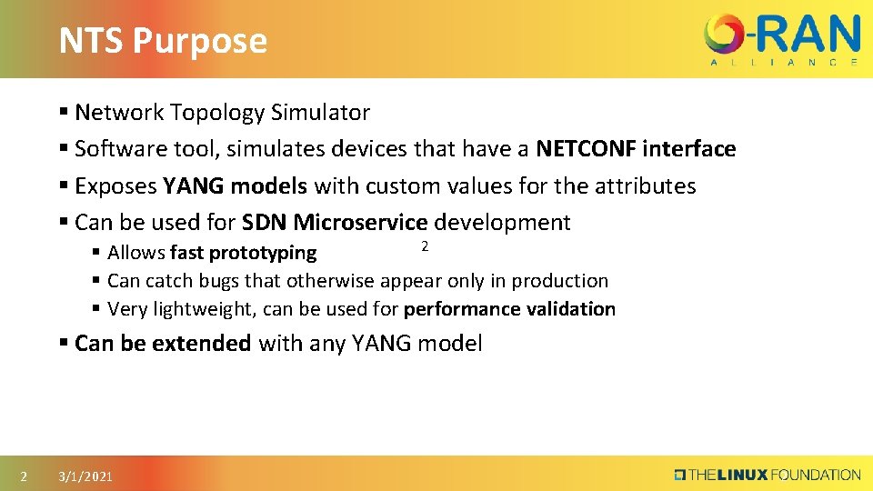 NTS Purpose § Network Topology Simulator § Software tool, simulates devices that have a