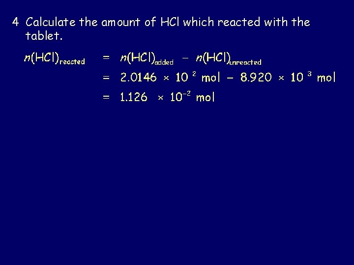 Understanding back titrations In an ordinary titration we
