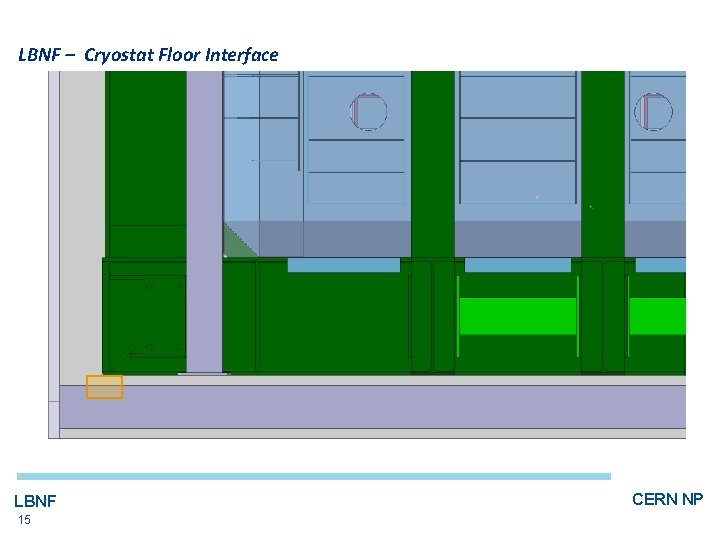 LBNF – Cryostat Floor Interface LBNF 15 CERN NP 