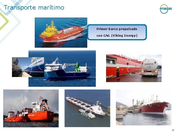 Transporte marítimo Primer barco propulsado con GNL (Viking Energy) 22 
