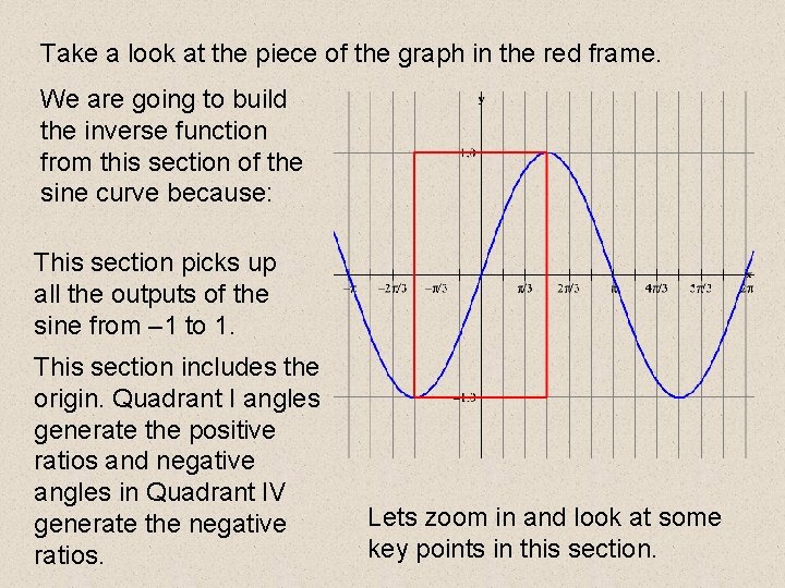 Take a look at the piece of the graph in the red frame. We Take a look at the piece of the graph in the red frame. We