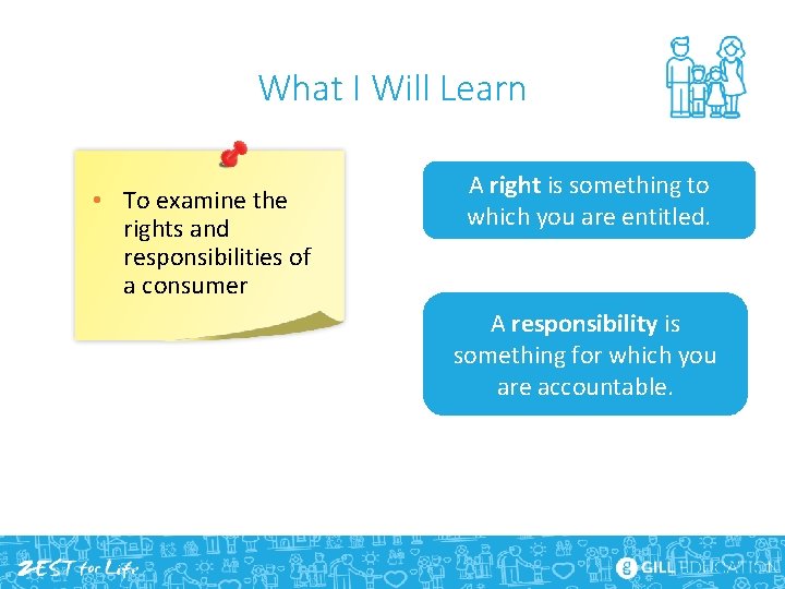 What I Will Learn • To examine the rights and responsibilities of a consumer